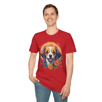 Dog Shirt Unisex Animal Tee Gildan 64000 Softstyle Ring Spun Cotton