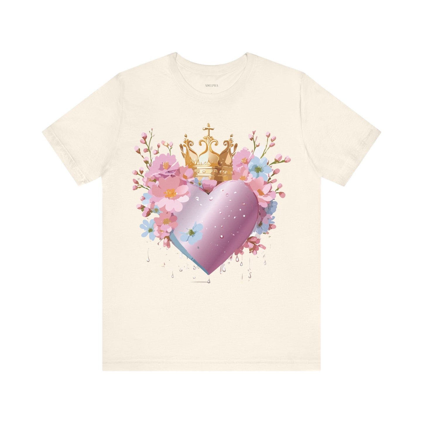 T-shirt en coton naturel - Collection Love story