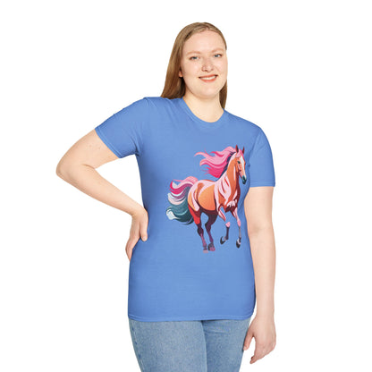 Horse Shirt Gildan Softstyle Tee Unisex 100 Percent Ring Spun Cotton