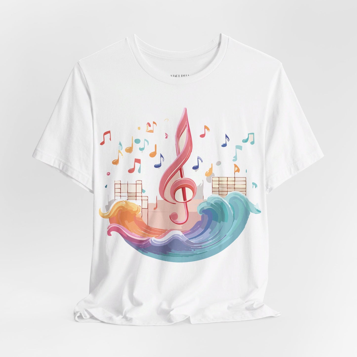 T-shirt en coton naturel - Collection Musique