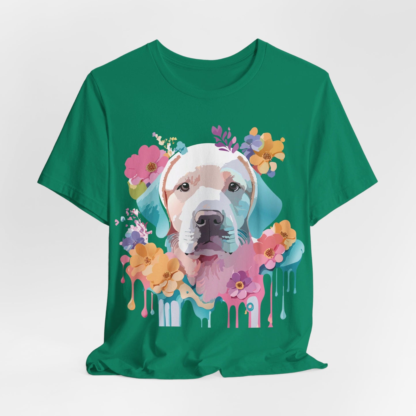 T-shirt en coton naturel avec chien