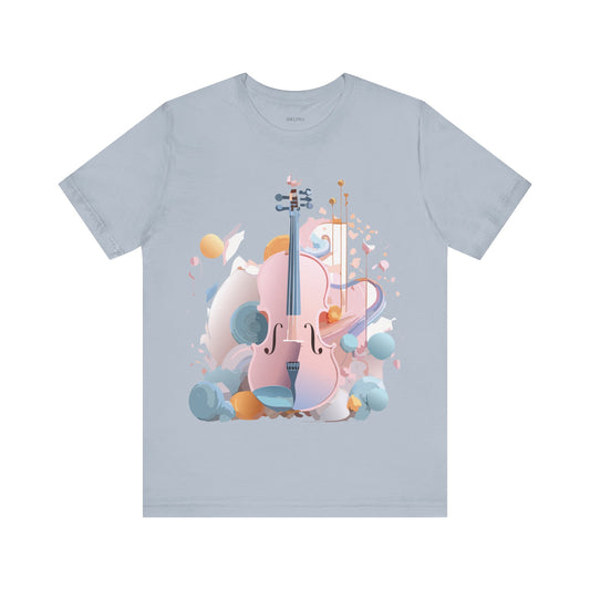 T-shirt en coton naturel - Collection Musique