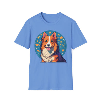 Unisex Dog Shirt Animal Print Tee Gildan Softstyle 64000 Tee