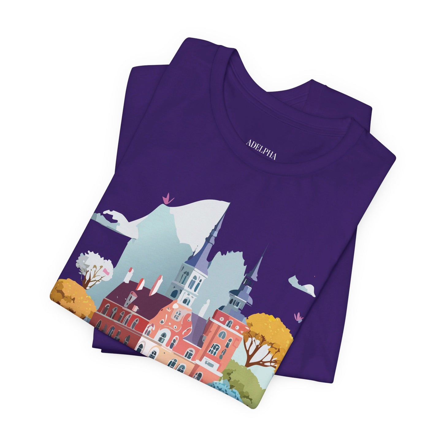 Natural Cotton Tee Shirt - Beautiful Places Collection - Warnemünde and Rostock - Germany