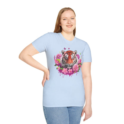 Tiger Shirt Unisex Tee Gildan Softstyle 64000 Ring Spun Cotton
