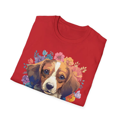 Unisex Dog Shirt Animal Print Tee Gildan Softstyle 64000 Cotton