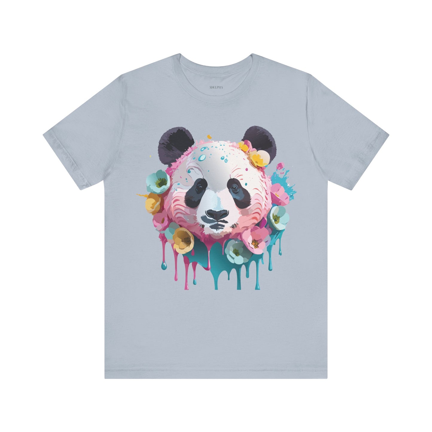 Natural Cotton Tee Shirt with Panda