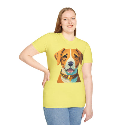 Dog Shirt Unisex Animal Tee Gildan Softstyle 64000 Cotton Tee