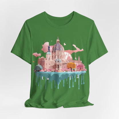 Natural Cotton Tee Shirt - Beautiful Places Collection - Vienna Printify