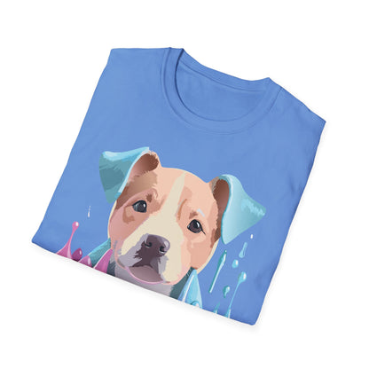 Dog Shirt Unisex Animal Tee Softstyle Gildan 64000 Cotton Tee