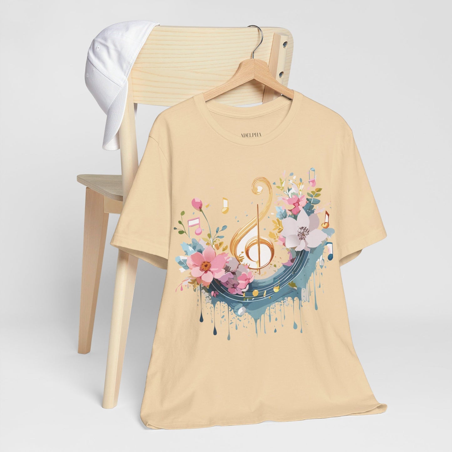 T-shirt en coton naturel - Collection Musique