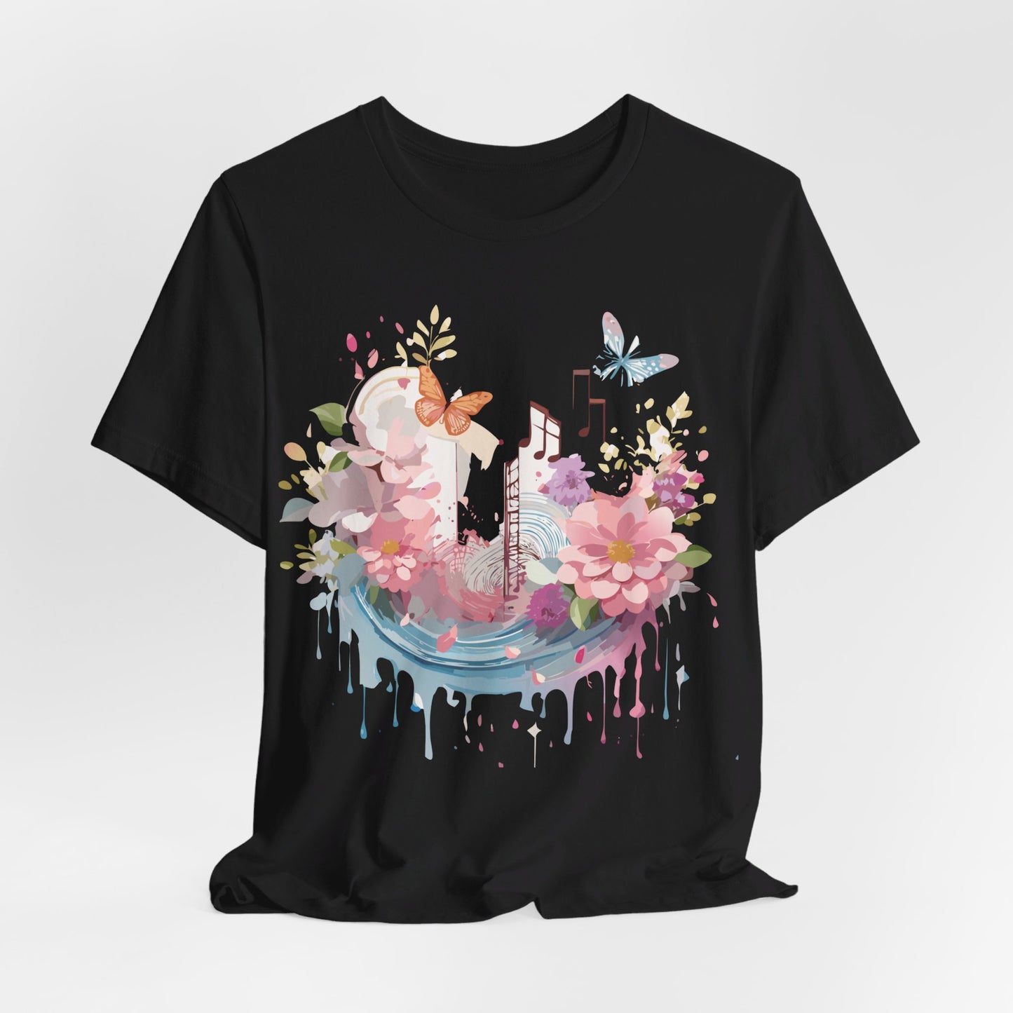 Natural Cotton Tee Shirt - Music Collection