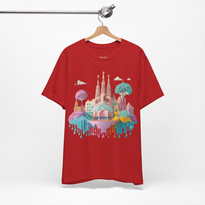 Tourist Shirt, Shirt with Barcelona - ADELPHA