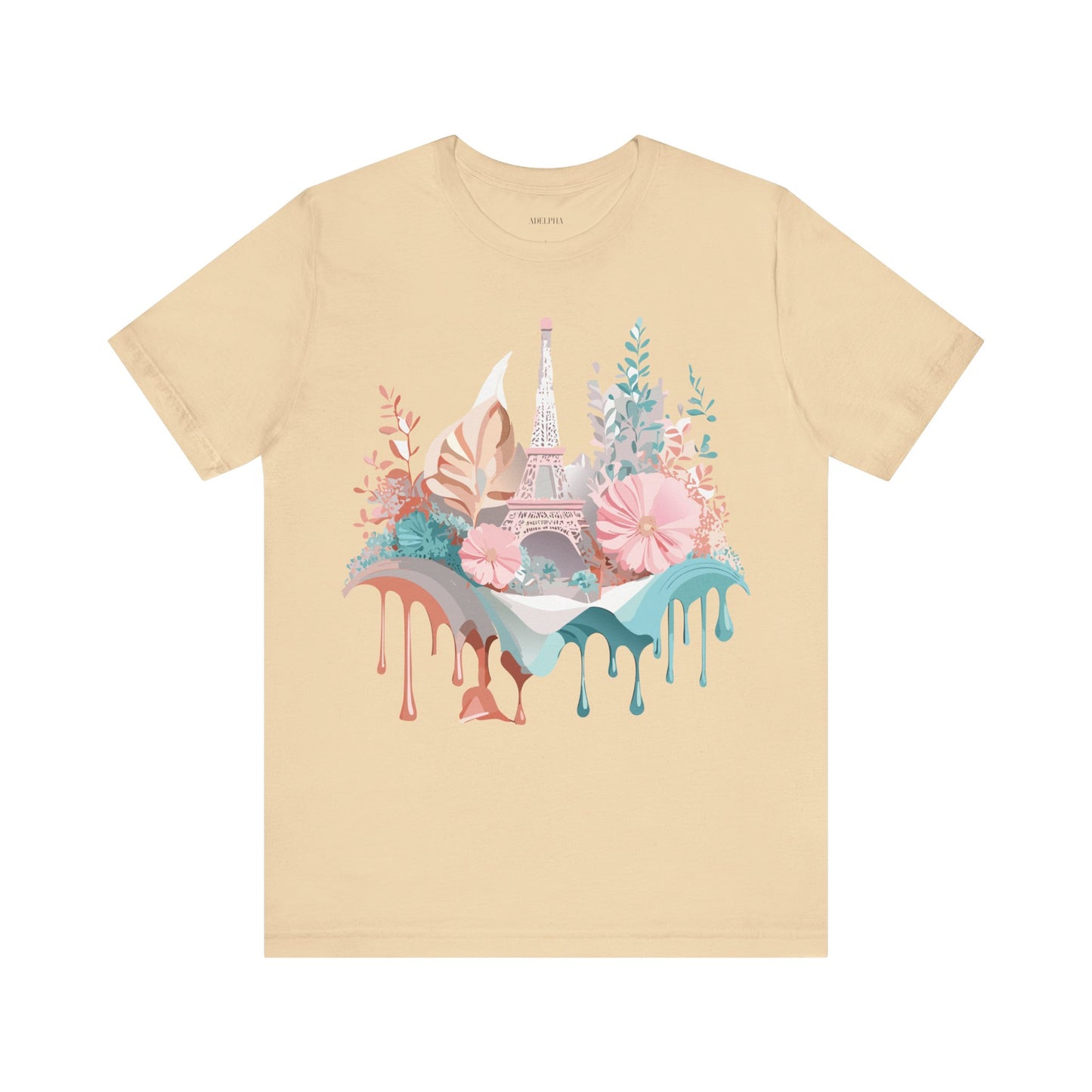 Natural Cotton Tee Shirt - Beautiful Places Collection - Paris