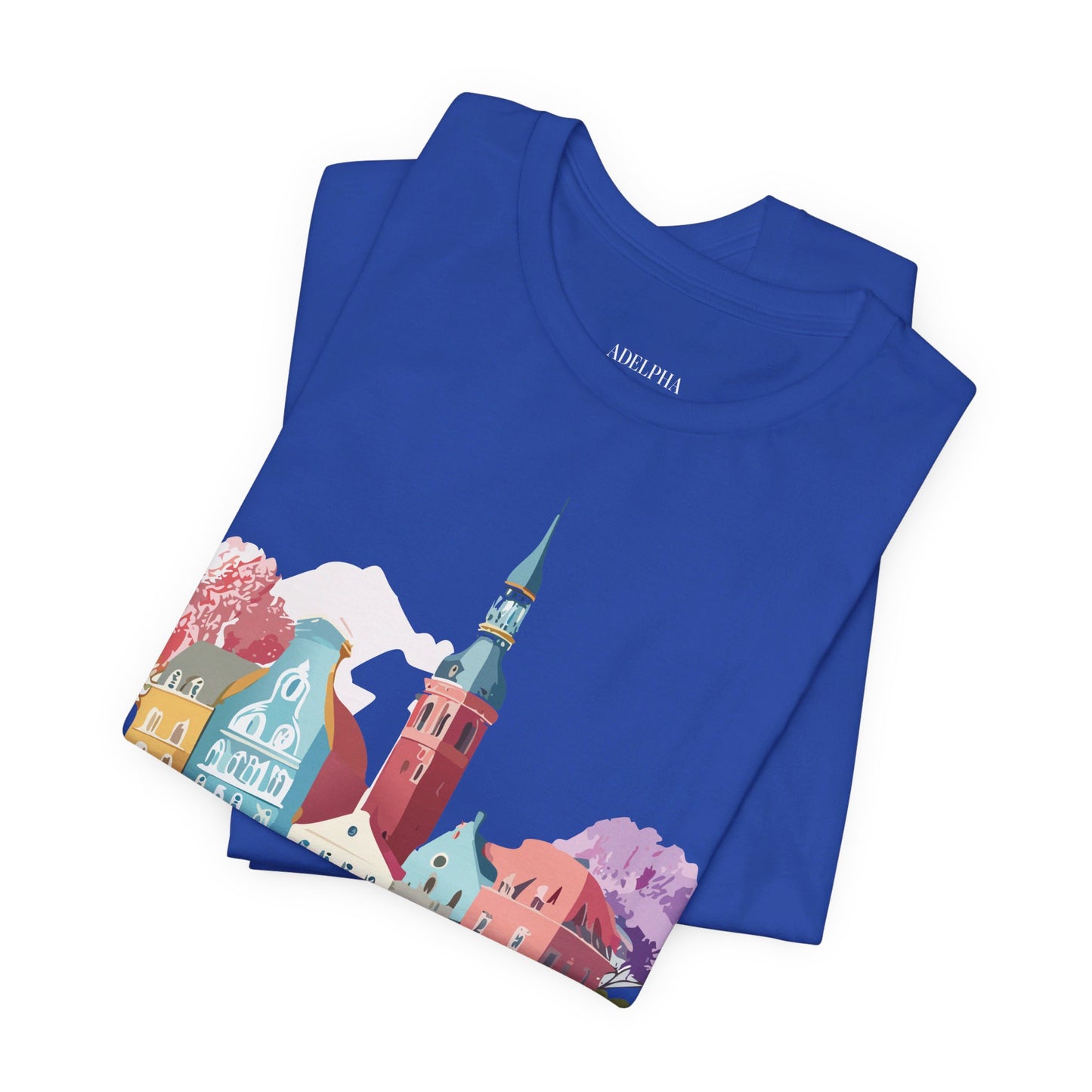 Natural Cotton Tee Shirt - Beautiful Places Collection - Warnemünde and Rostock - Germany