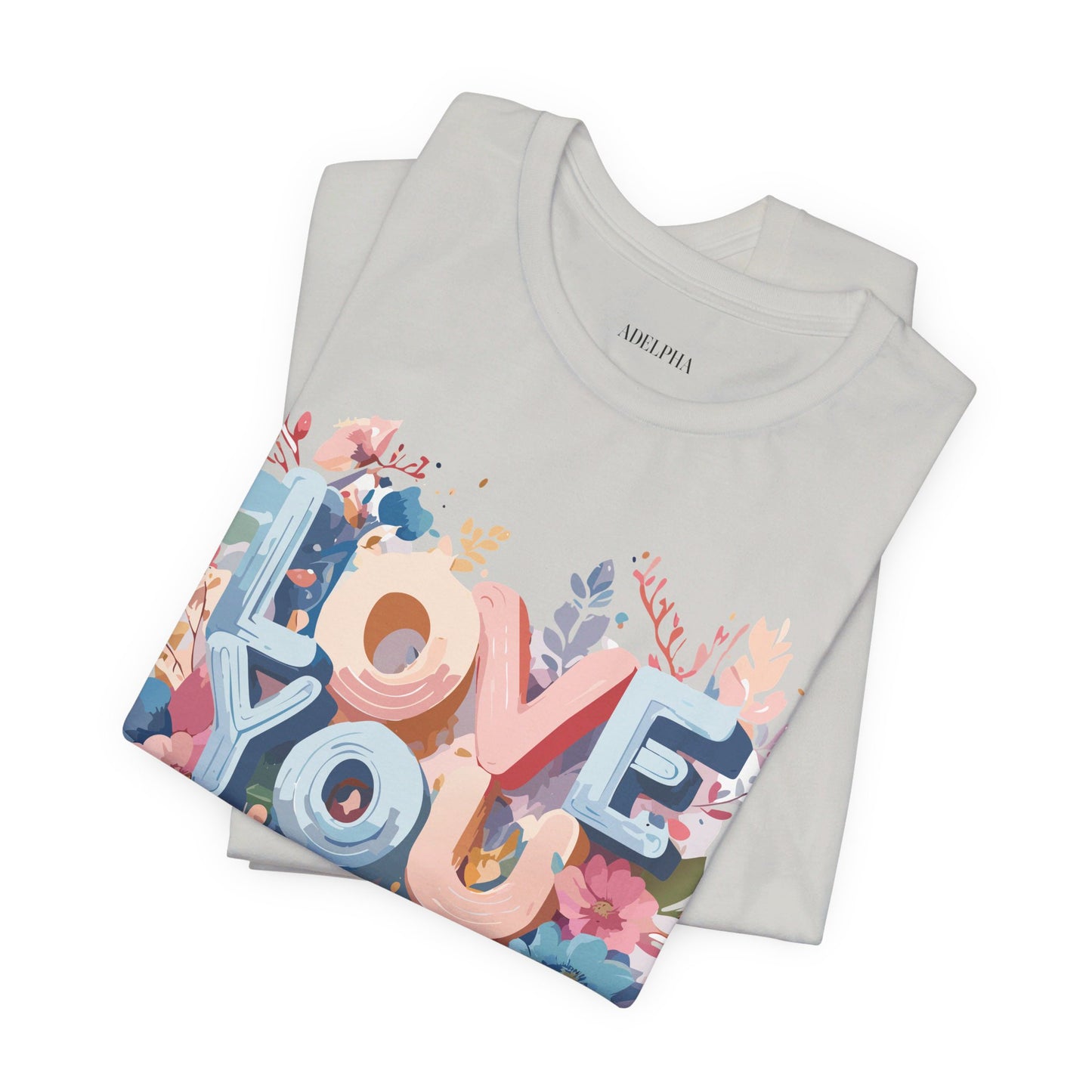 T-shirt en coton naturel - Collection Love story