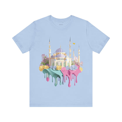 Natural Cotton Tee Shirt - Istanbul, Turkey Printify