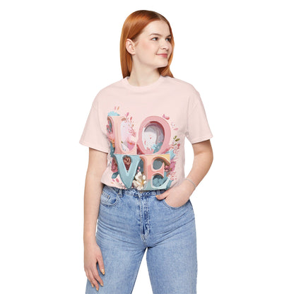 Natural Cotton Tee Shirt - Love story Collection Printify