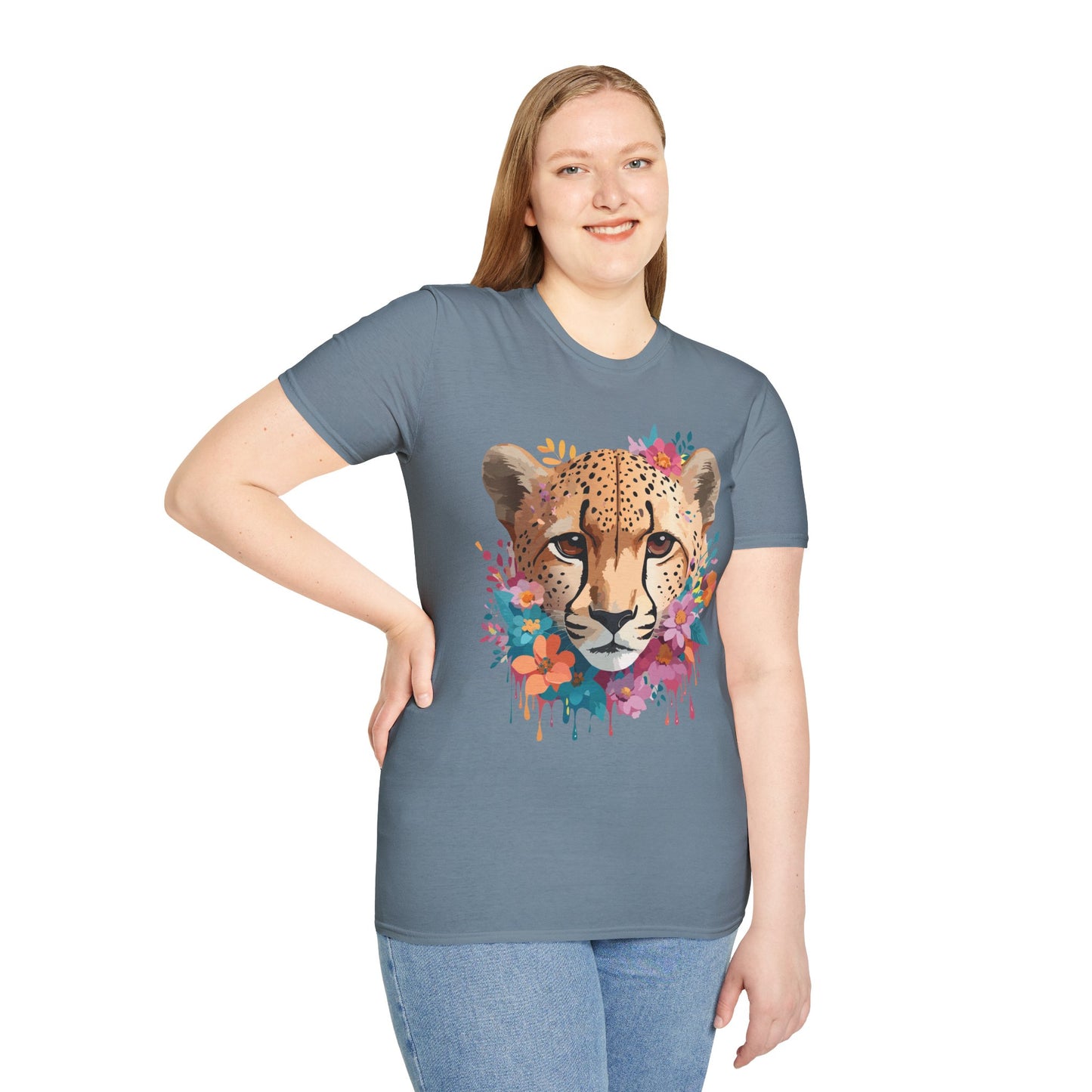 Cheetah Shirt, Shirt with Cheetah, Cheetah Tee, Shirt with Animals