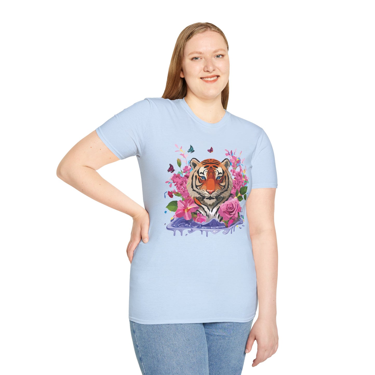 Tiger Shirt, Shirt with Tiger, Animal Tee, Shirt with Animals