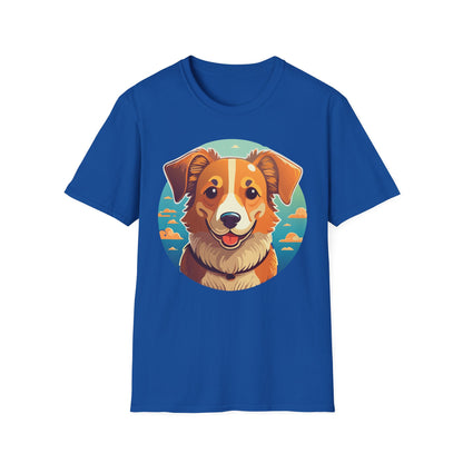 Dog Shirt Unisex Animal Tee One Hundred Percent Cotton Softstyle Gildan 64000