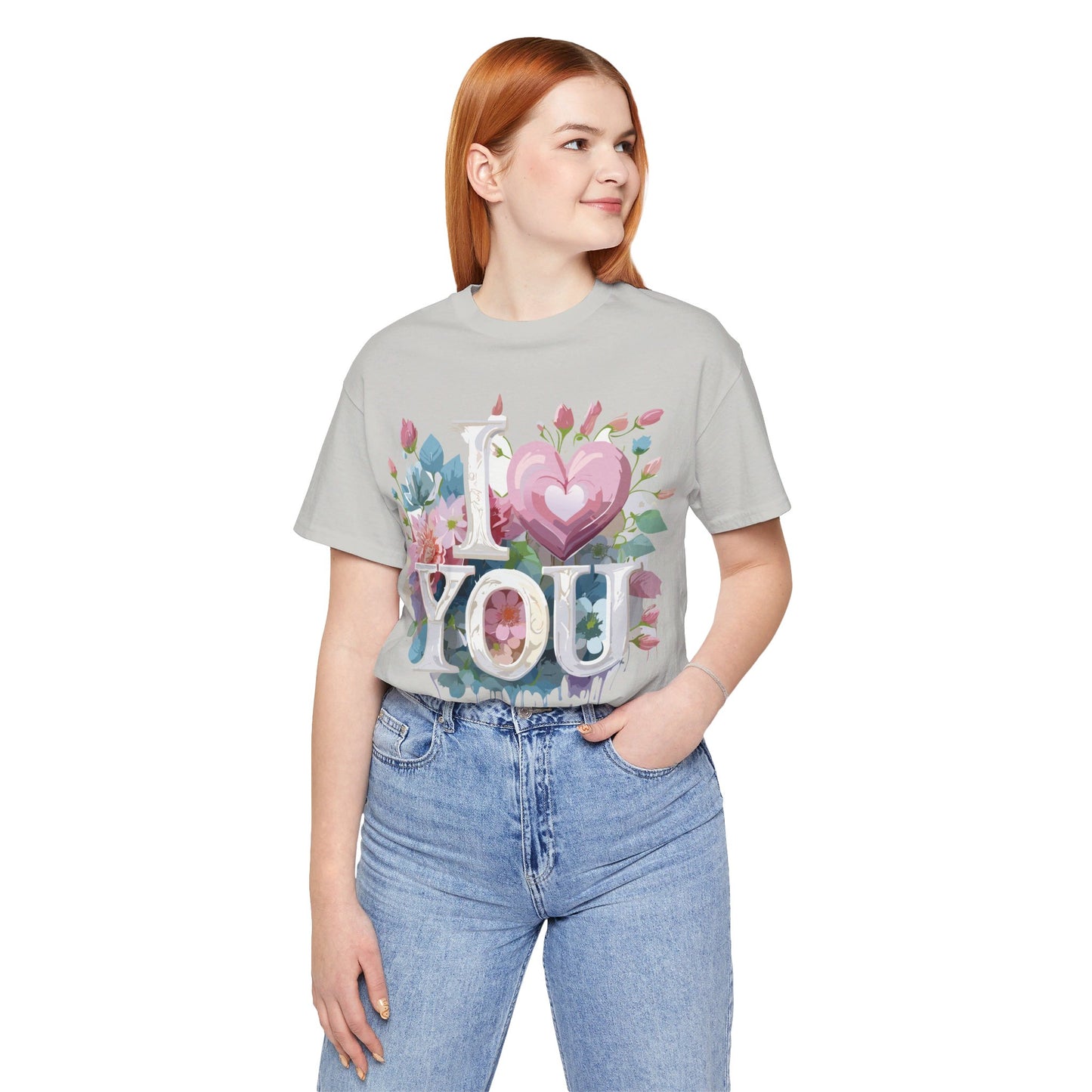 Natural Cotton Tee Shirt - Love story Collection