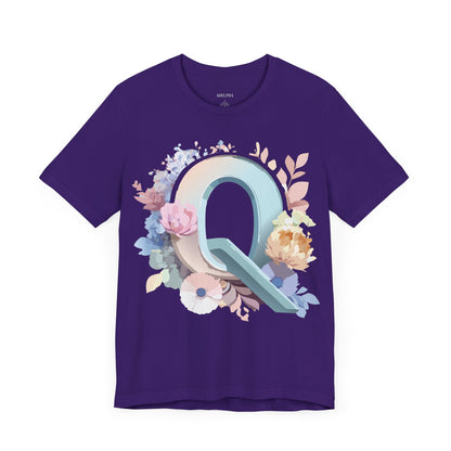 Letter Shirt, Letter Q Shirt - ADELPHA