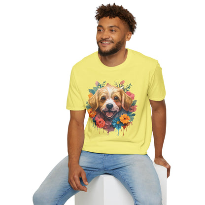 Dog Shirt Unisex Animal Tee Softstyle 64000 Gildan Cotton Tee