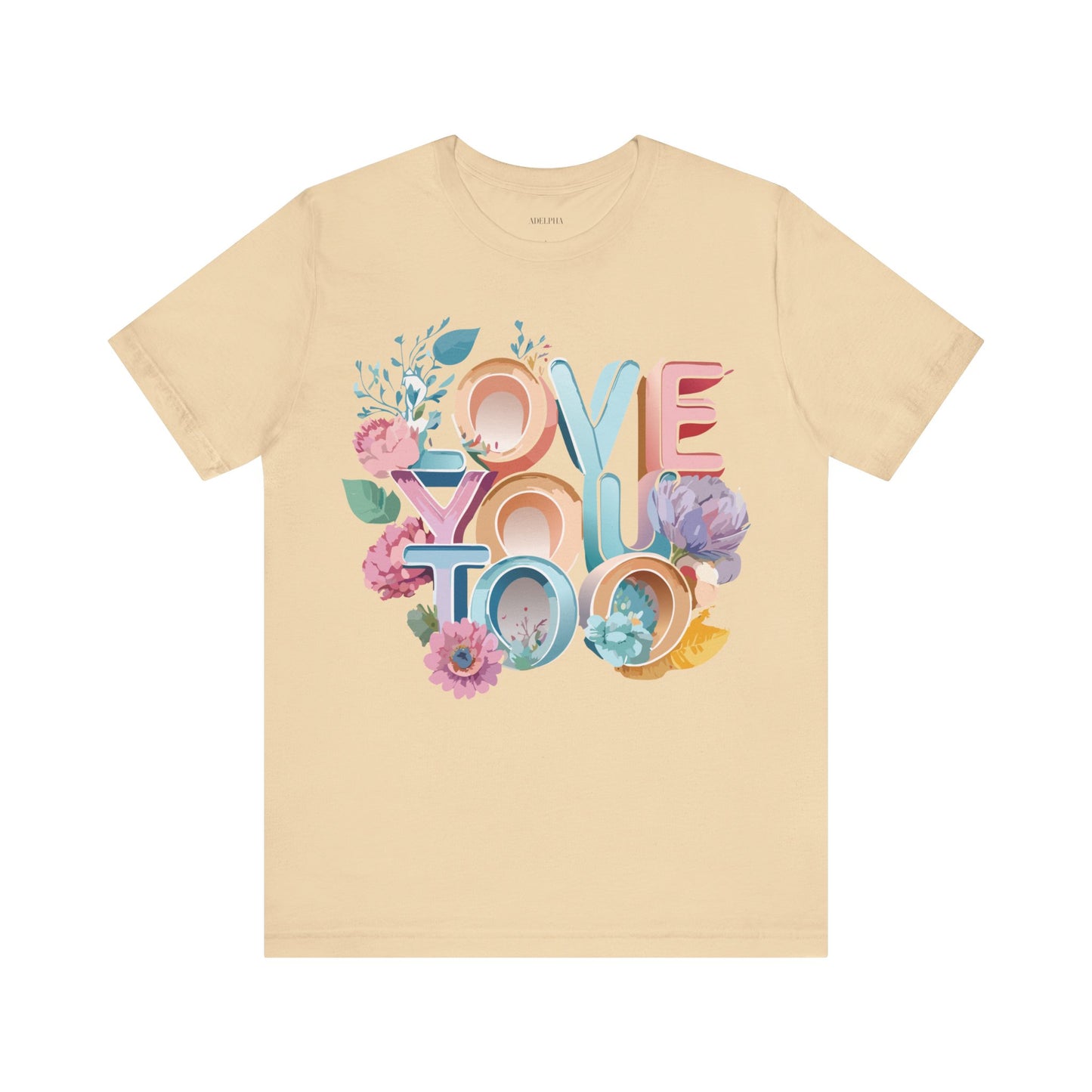 T-Shirt aus natürlicher Baumwolle – Love Story-Kollektion