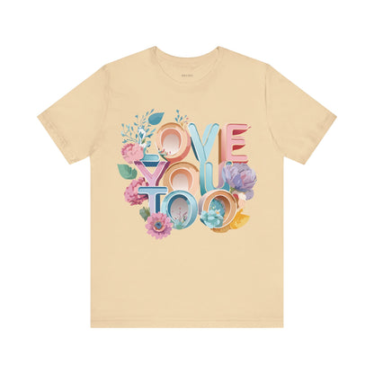 Natural Cotton Tee Shirt - Love story Collection Printify