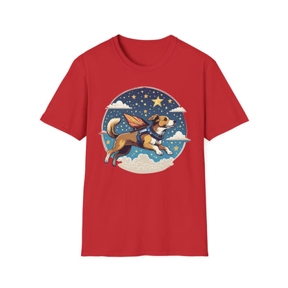 Dog Shirt Unisex Animal Print Tee Hundred Percent Cotton Softstyle Gildan 64000