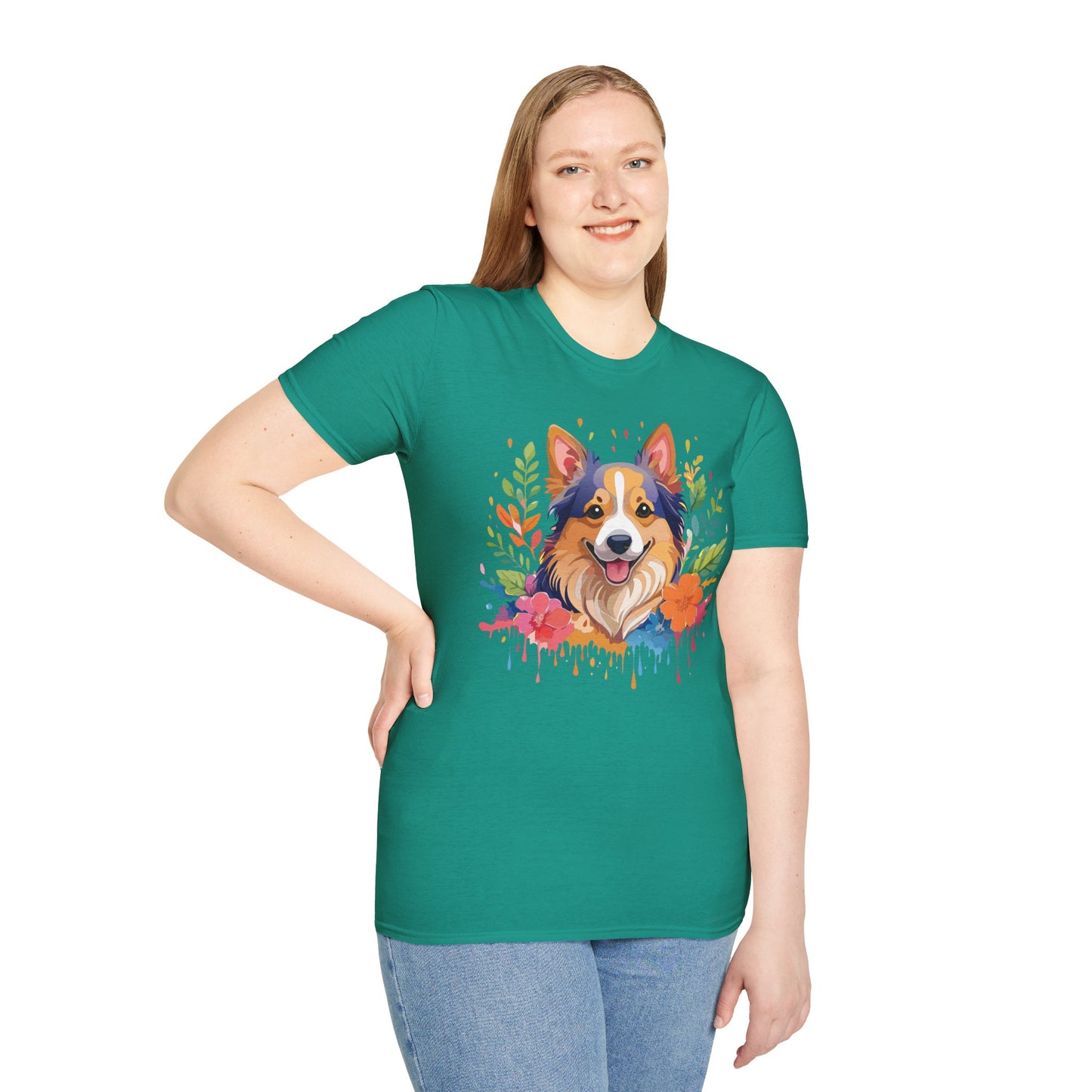Dog Shirt, Shirt with Dog, Animal Tee, Shirt with Animals