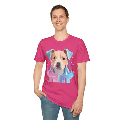 Dog Shirt Unisex Animal Tee Softstyle Gildan 64000 Cotton Tee
