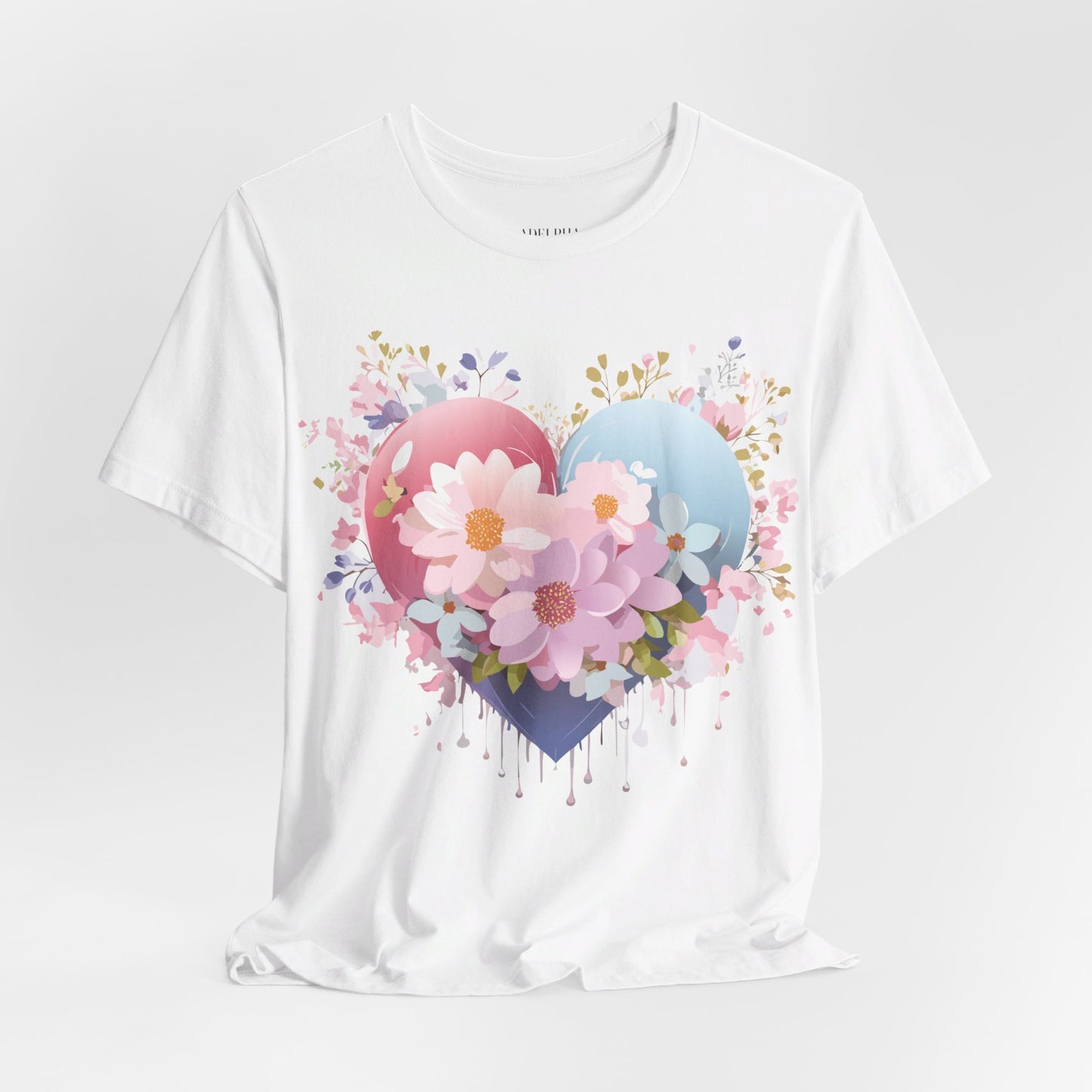 Natural Cotton Tee Shirt - Love story Collection