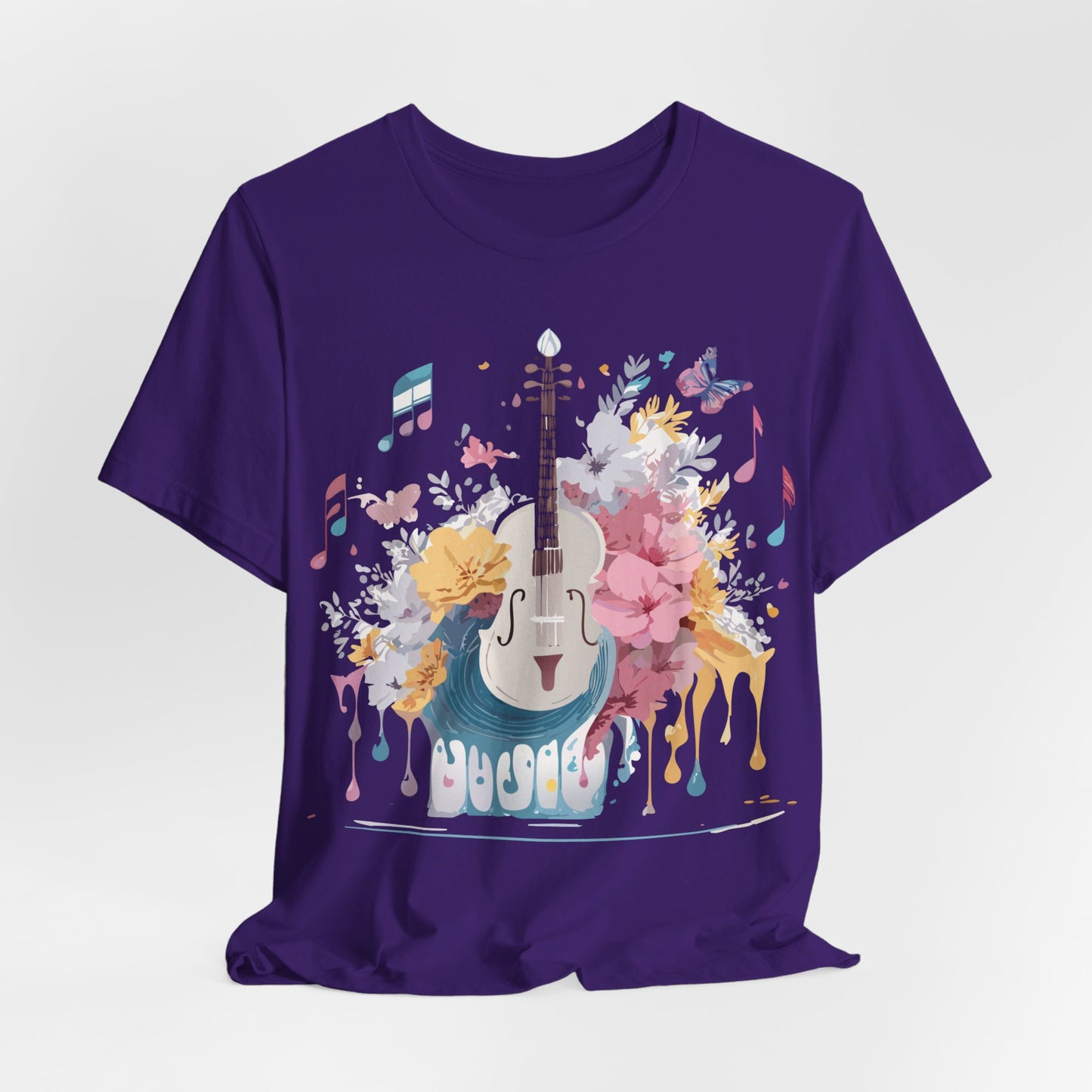 Natural Cotton Tee Shirt - Music Collection