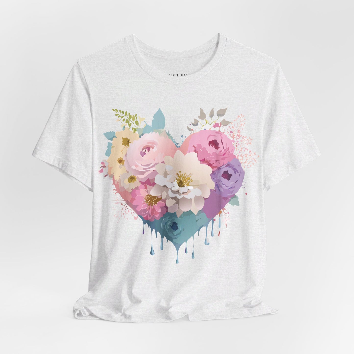 T-shirt en coton naturel - Collection Love story