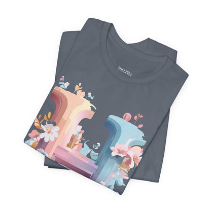 Natural Cotton Tee Shirt - Letters Collection - H Printify