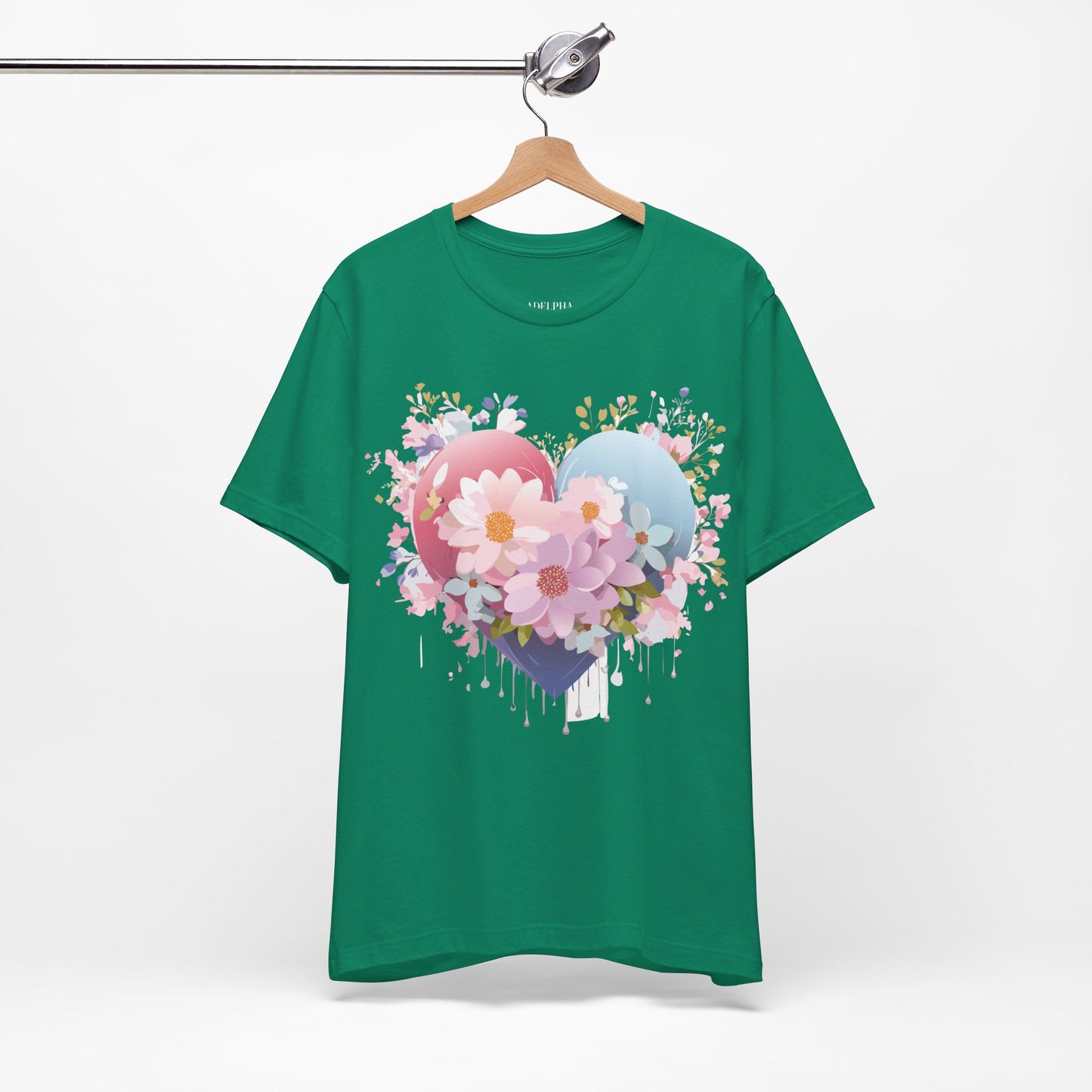 T-Shirt aus natürlicher Baumwolle – Love Story Collection