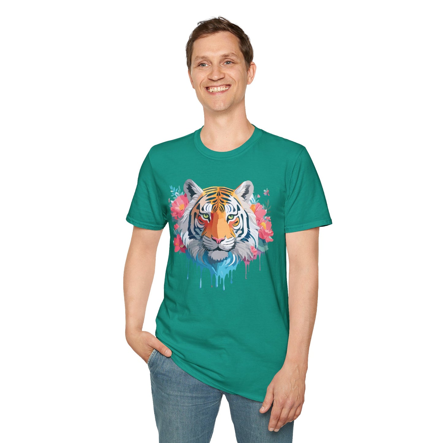 Tiger Shirt, Shirt with Tiger, Animal Tee, Shirt with Animals