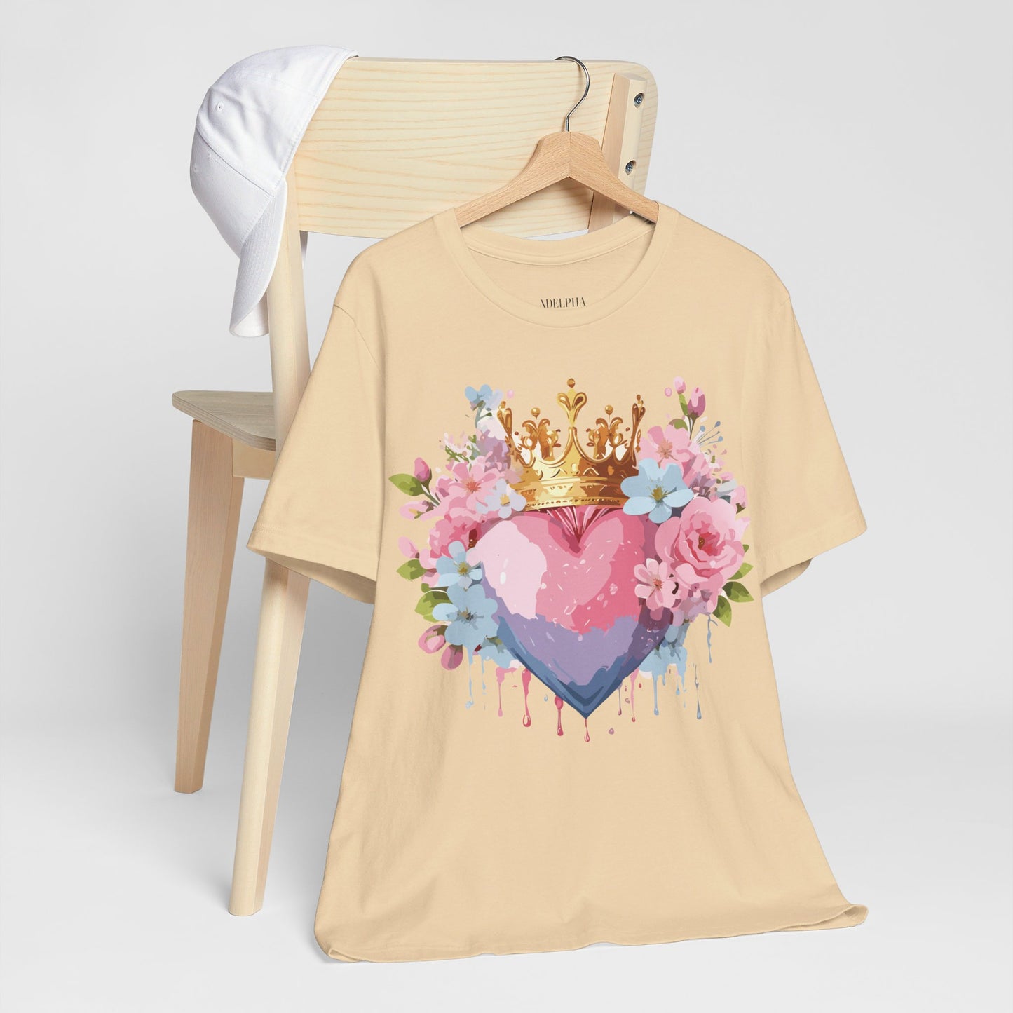 Natural Cotton Tee Shirt - Love story Collection