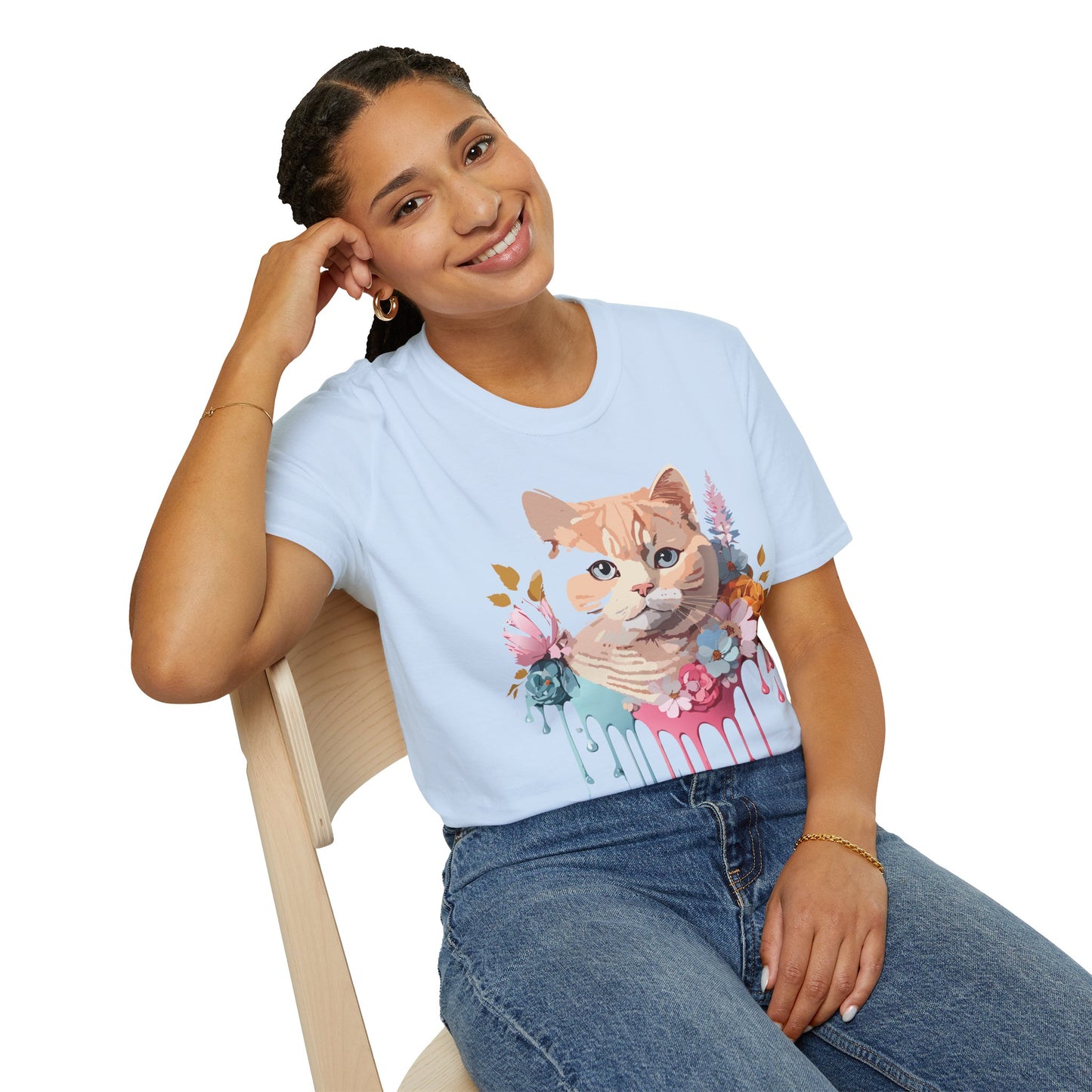 Cat Shirt, Shirt with Cat, Cats Tee, Kitten Tee