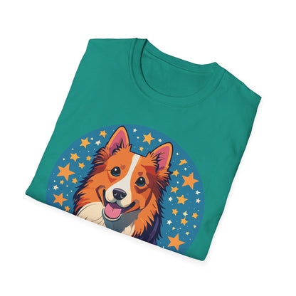 Unisex Dog Shirt Animal Print Tee Gildan Softstyle 64000 Tee