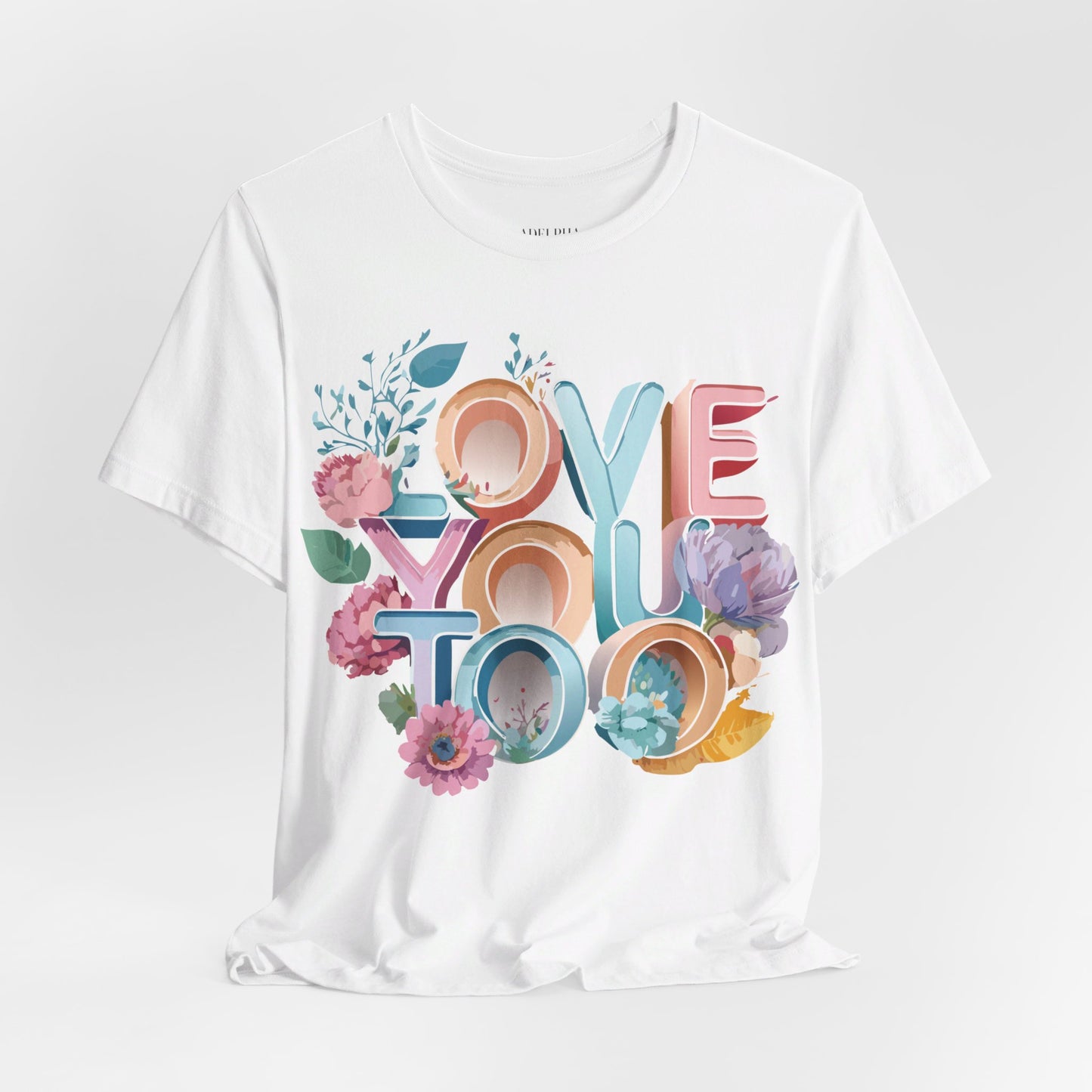 T-shirt en coton naturel - Collection Love story