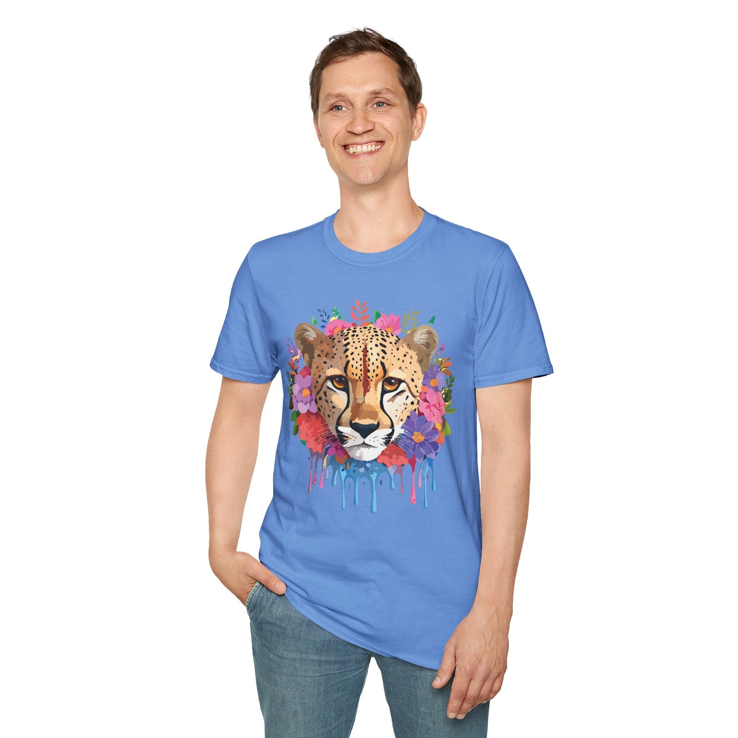 Cheetah Shirt, Shirt with Cheetah, Cheetah Tee, Shirt with Animals