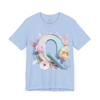 Letter Shirt, Letter Q Shirt - ADELPHA