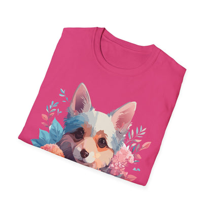 Dog Shirt Unisex Animal Print Tee With Cute Dog Designs And Comfort