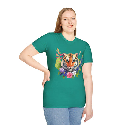 Tiger Shirt Unisex Gildan Softstyle Tee 100 Percent Ring Spun Cotton