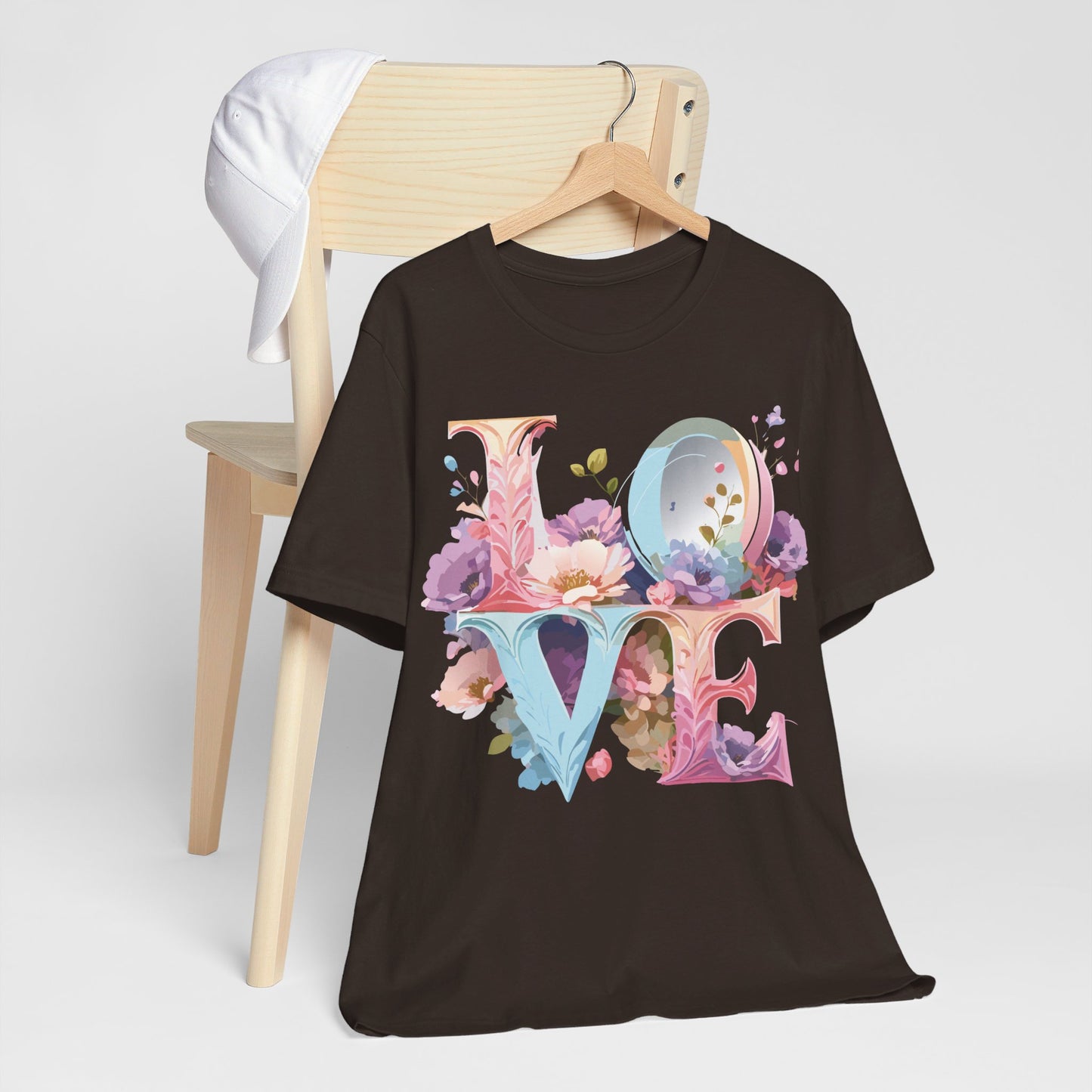 T-Shirt aus natürlicher Baumwolle – Love Story Collection