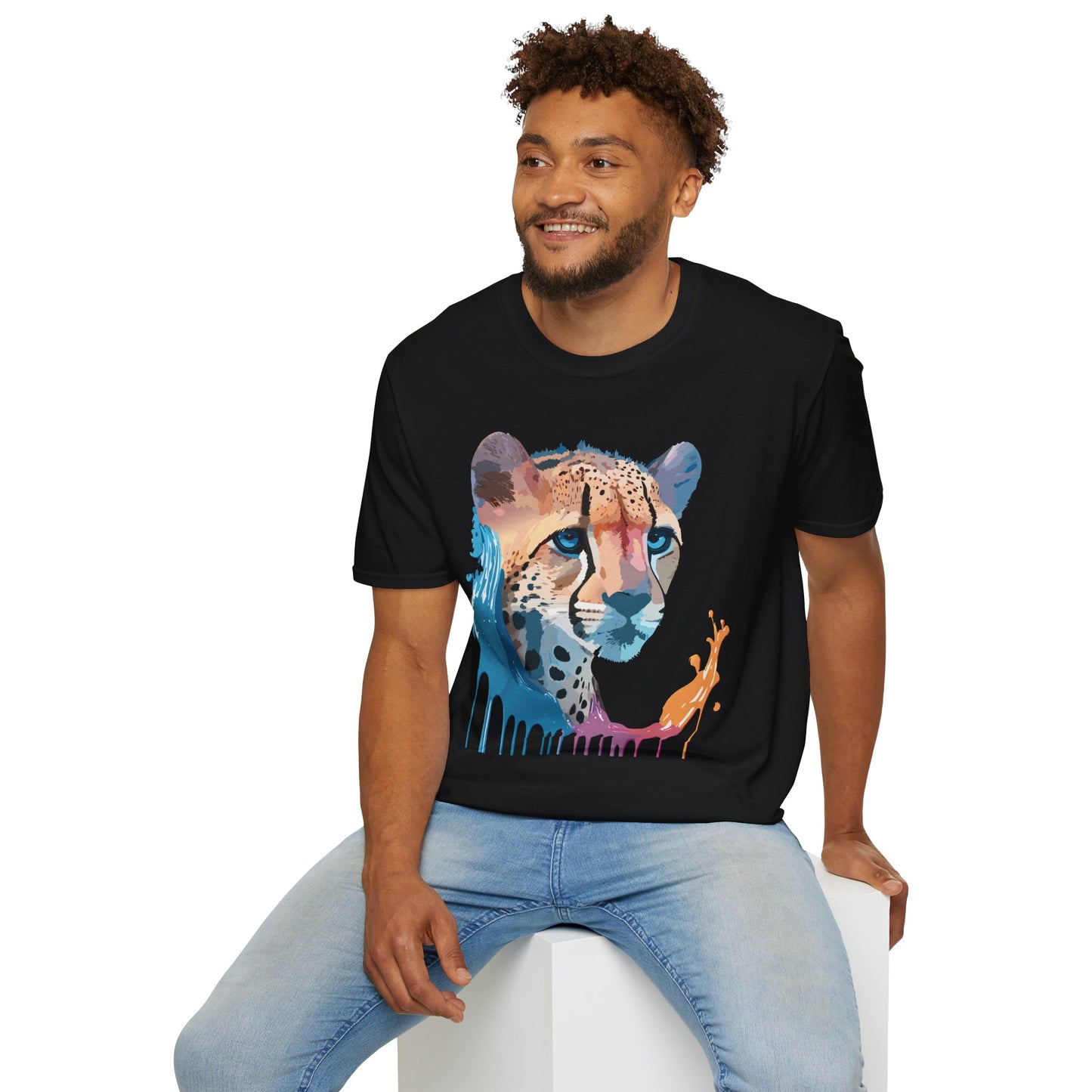 Cheetah Shirt, Shirt with Cheetah, Cheetah Tee, Shirt with Animals