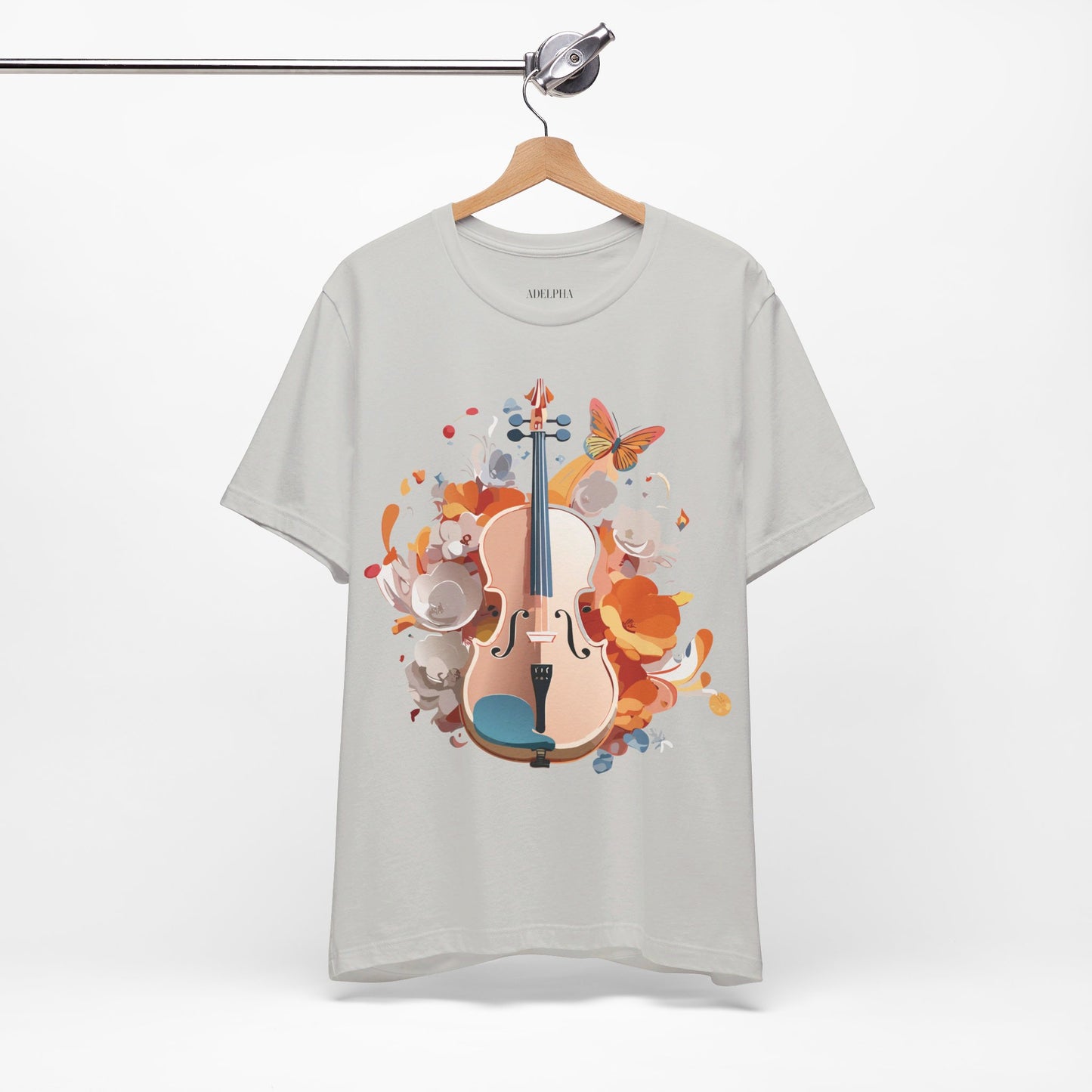 T-Shirt aus natürlicher Baumwolle – Musikkollektion